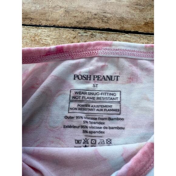 Posh Peanut Posh Castle Shorts Bamboo Pajama Set 5T - Picture 5 of 7